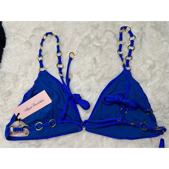 Agent Provocateur ASHIA💙 Blue Bikini Swim Set AP Size 4 - Picture 4 of 10